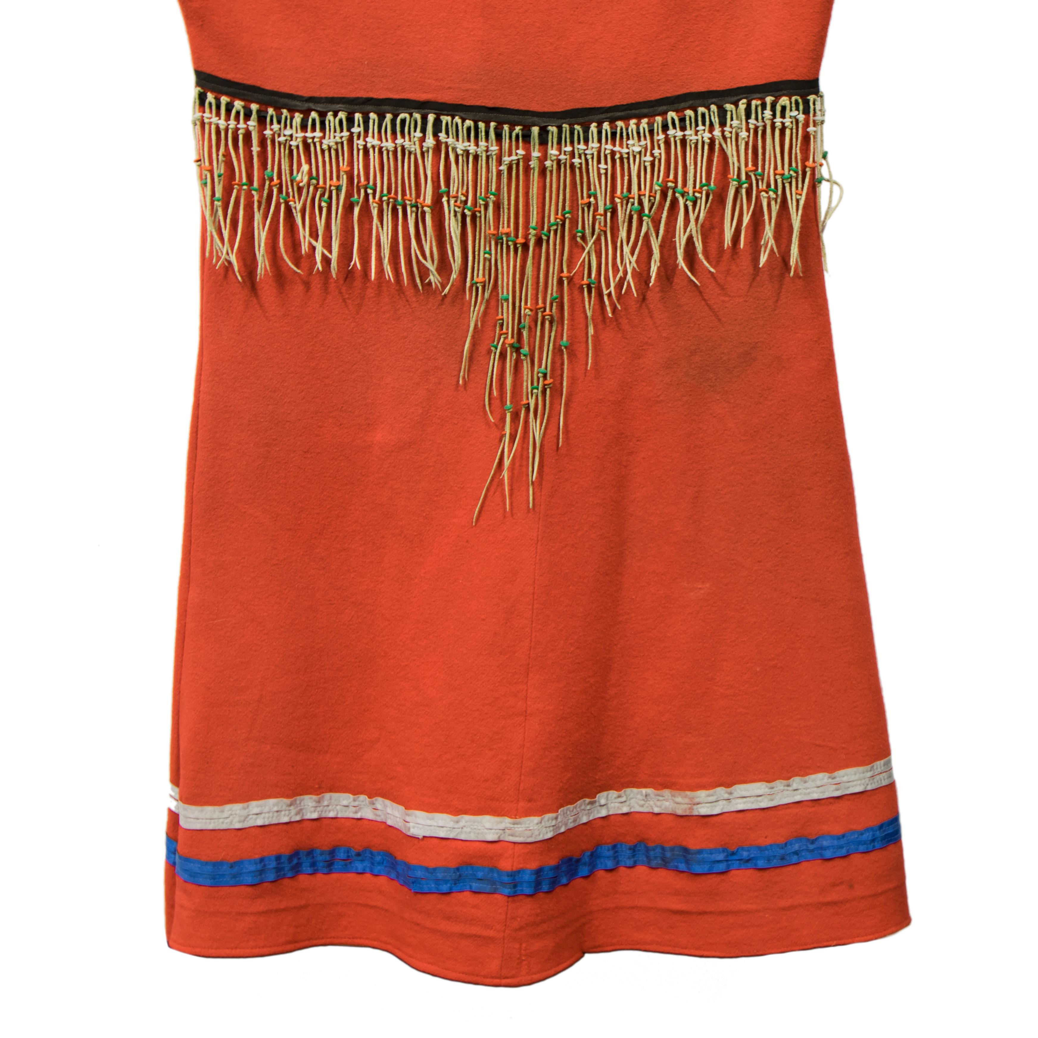 Vestido de indio americano Pie Negro nativo estadounidense en venta