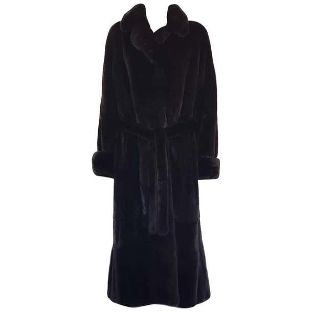 Blackglama Brown Mink Fur Coat M For Sale at 1stDibs