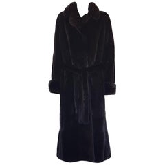 Blackglama Cappotto in pelliccia di visone marrone M