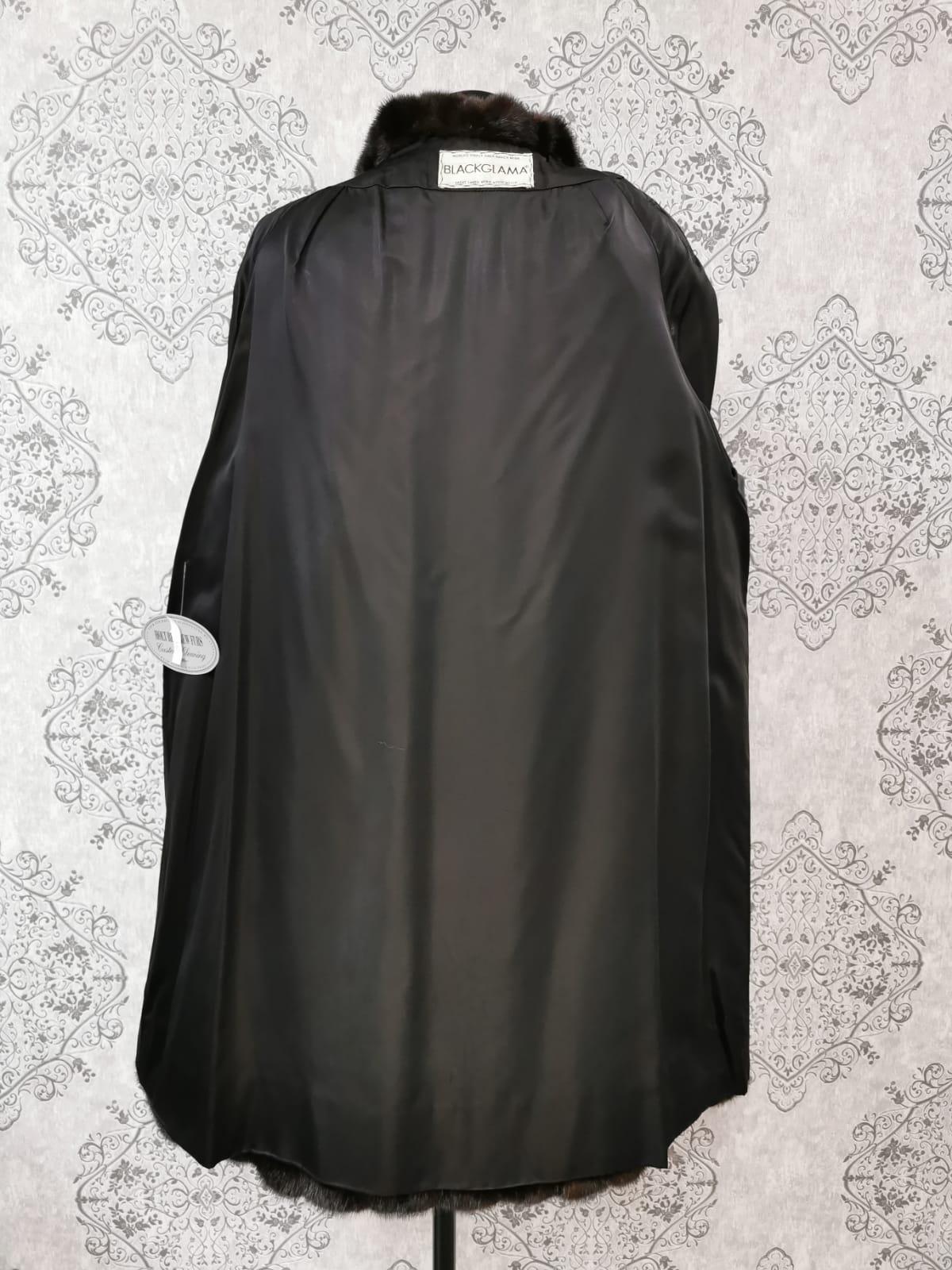 Cappotto in pelliccia di visone Blackglama taglia 14-16 1