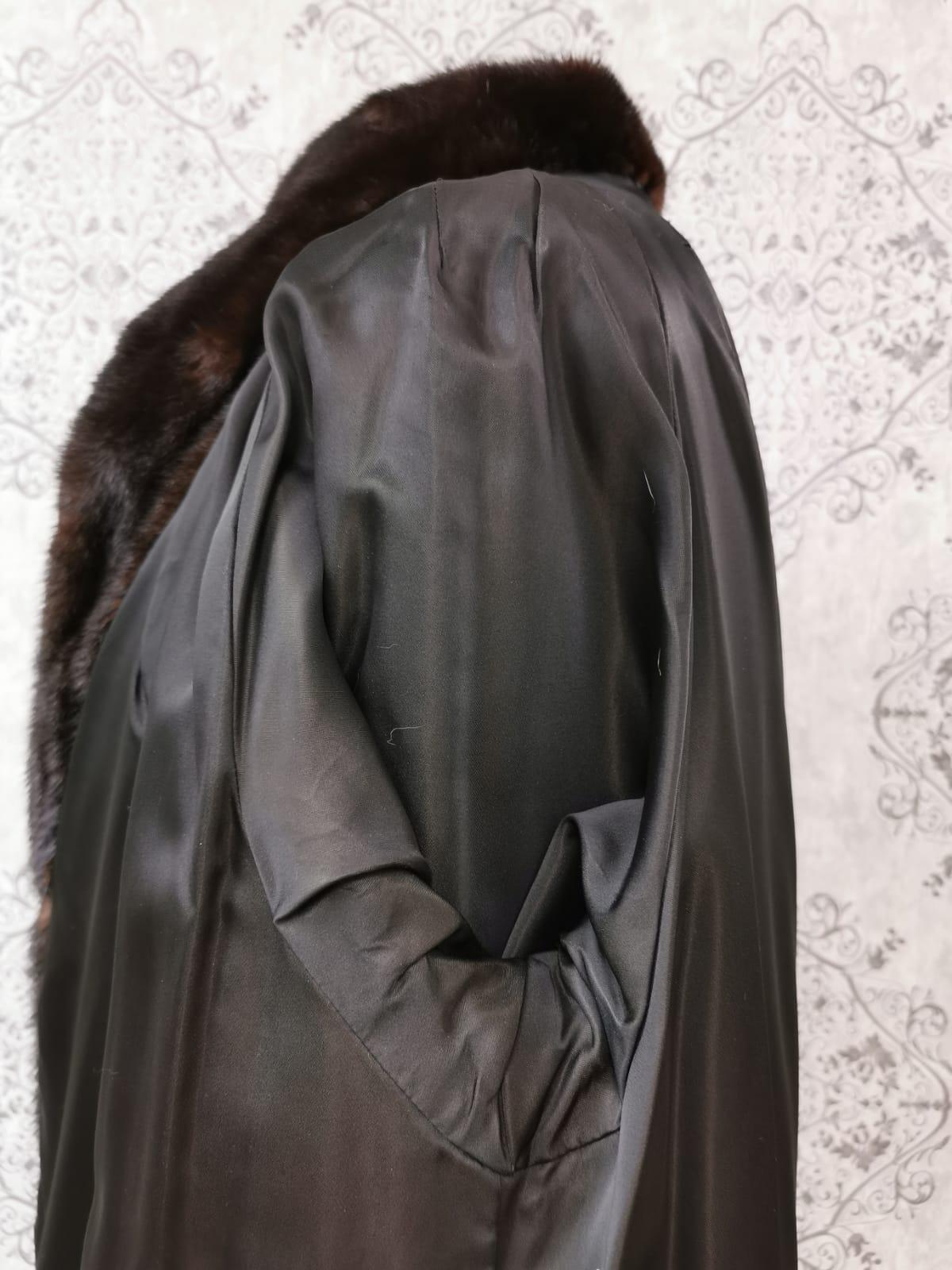 Cappotto in pelliccia di visone Blackglama taglia 14-16 2