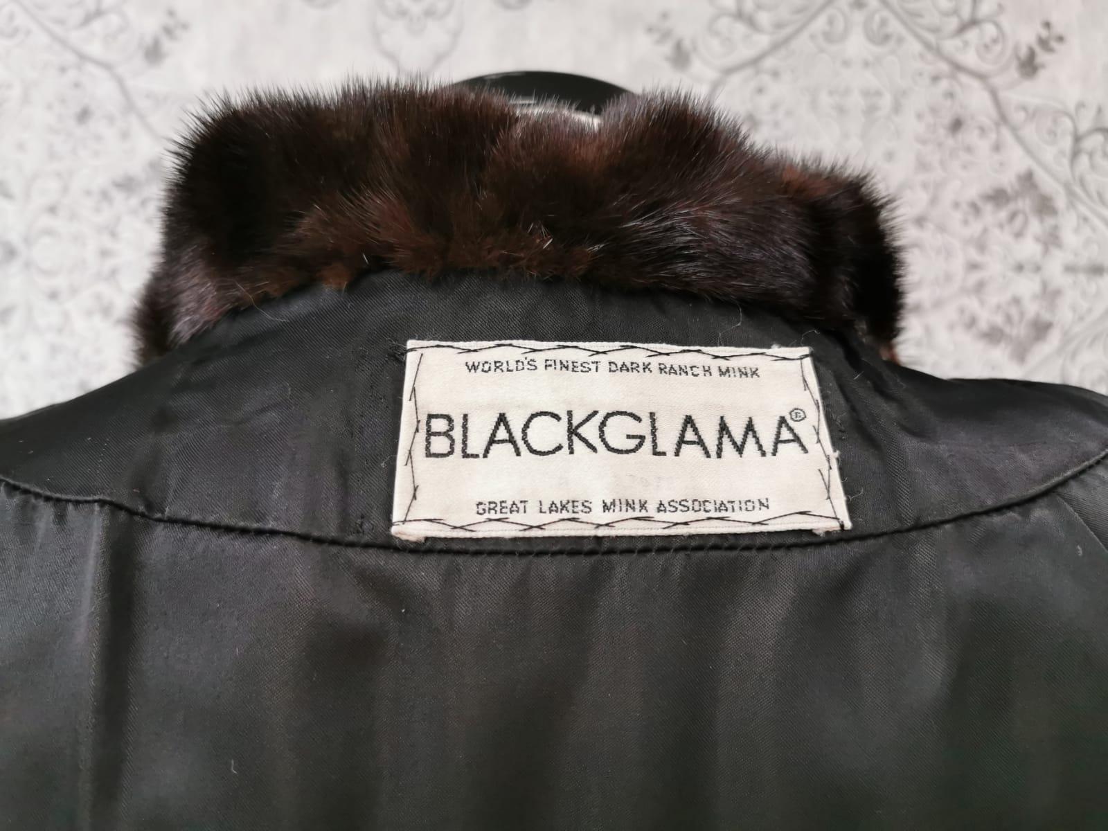 Cappotto in pelliccia di visone Blackglama taglia 14-16 3