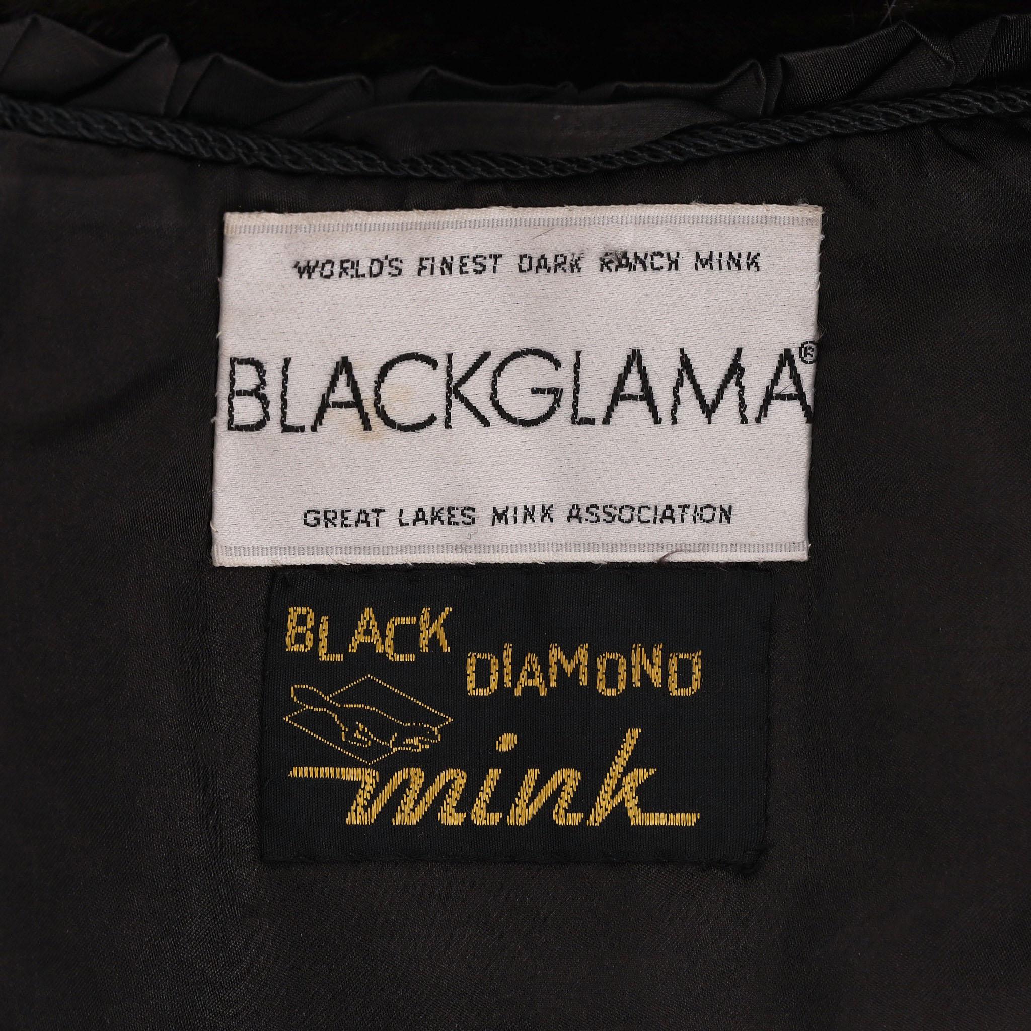 Blackglama Ranch Mink Fur Coat For Sale 1