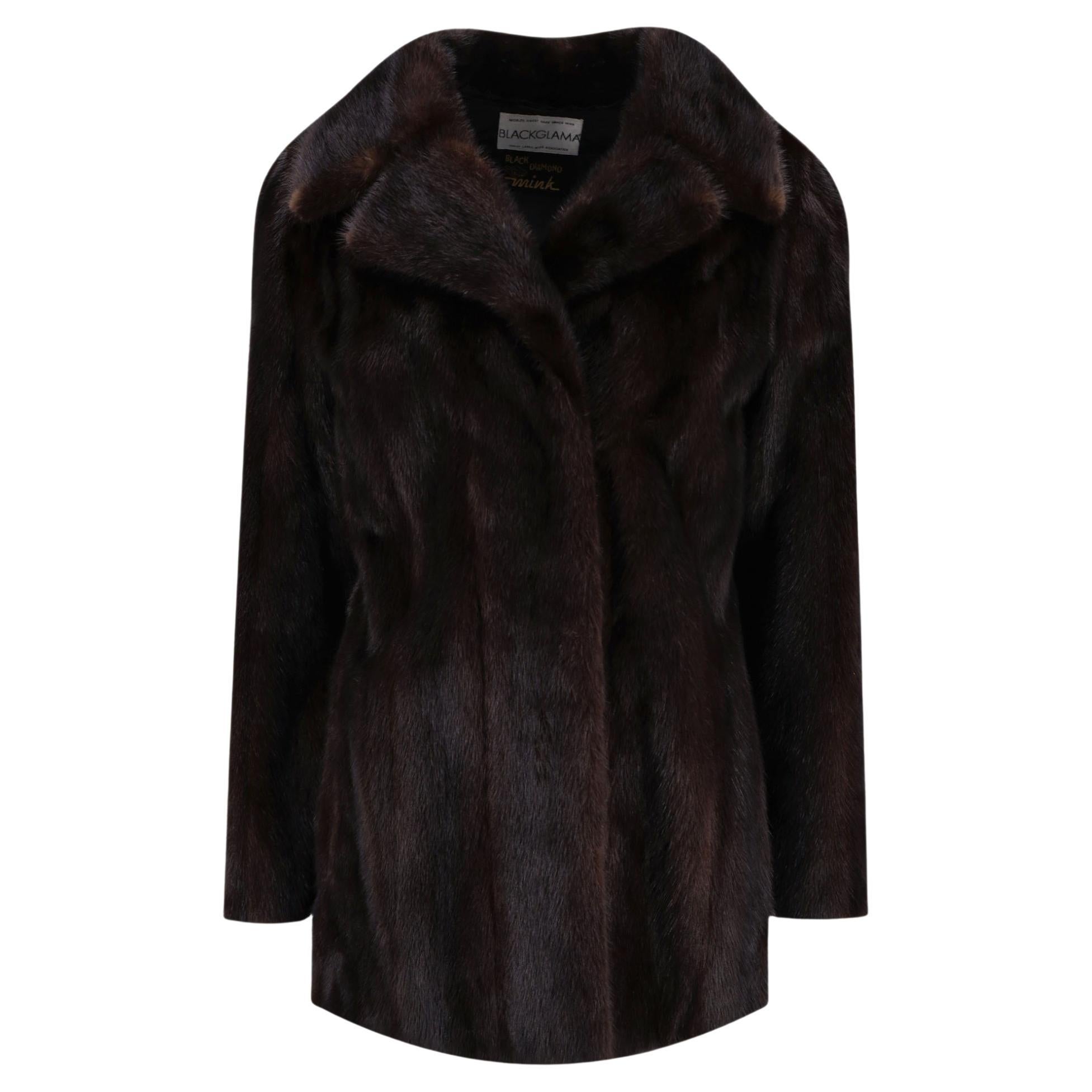 Blackglama Ranch Mink Fur Coat For Sale