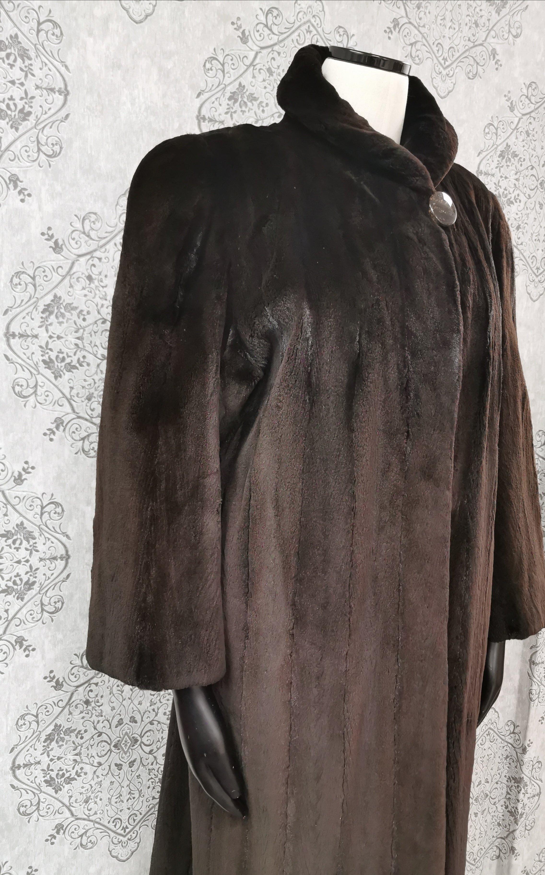 Brand New Blackglama Ranch Sheared Mink Fur Coat (Size 14 - Large) For ...