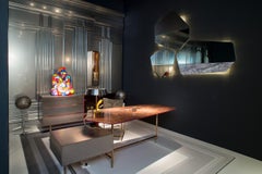 Blackgold, Sideboard Showcases in varnished metal