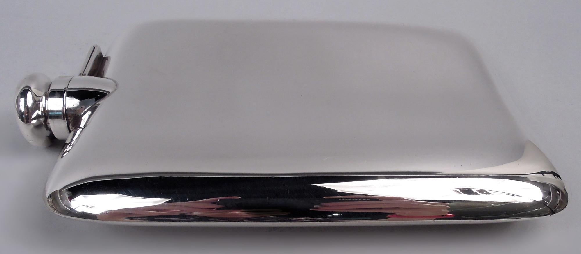 Argent sterling Blackinton American Modern Sterling Silver Flask en vente