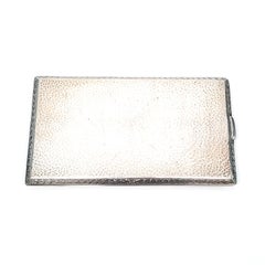 Porta sigarette grande in argento sterling Blackinton con monogramma