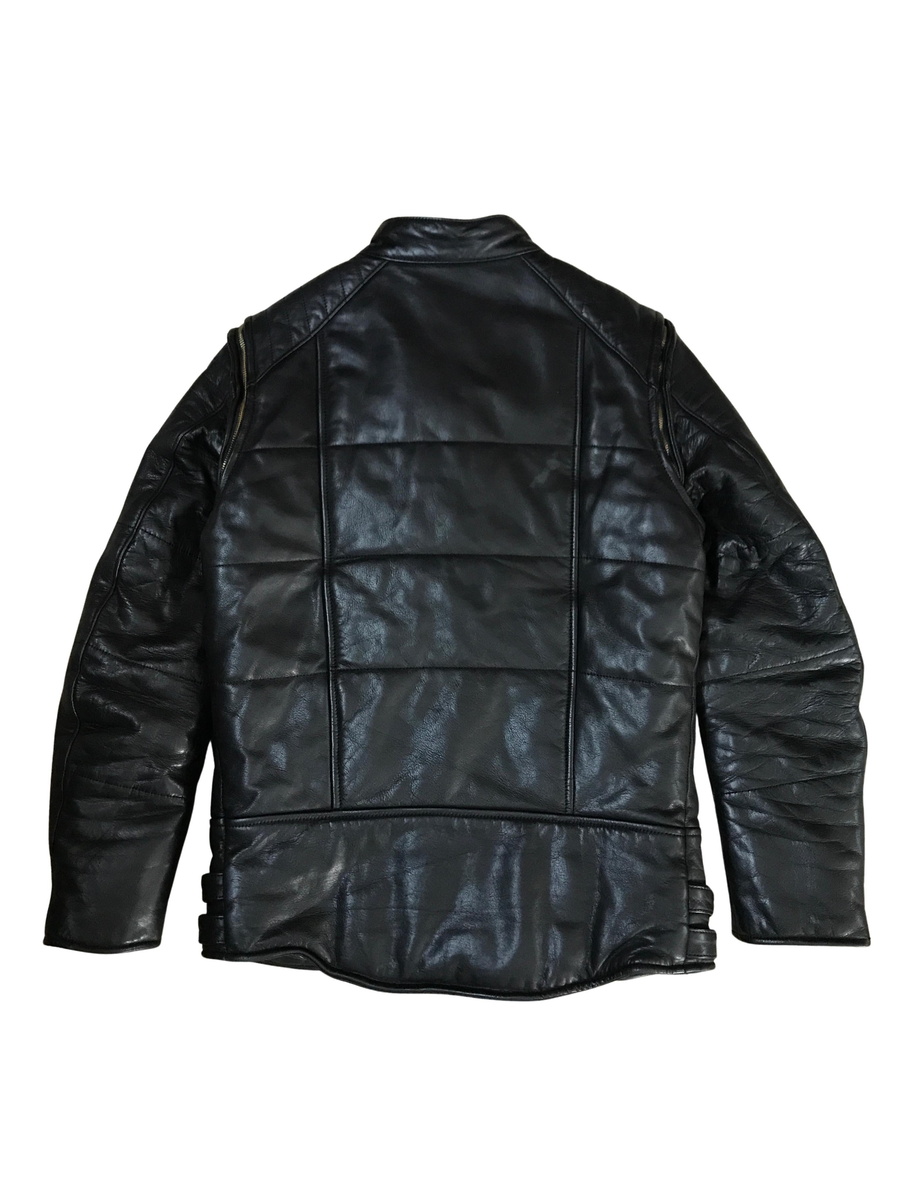 Blackmeans Puffy Riders Jacket w/ Detachable Sleeves In Excellent Condition In Tương Mai Ward, Hoang Mai District