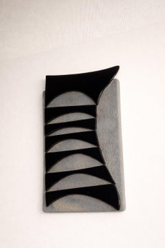 Blackskelton by Kalou Dubus, Mural Sculptural, Matte Grey and Gloss Black