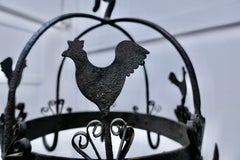 Blacksmith Made Iron Game Hanger, Kitchen Utensil or Pot Hanger