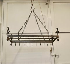 Blacksmith Made Iron Game Hanger, Kitchen Utensil or Pot Hanger