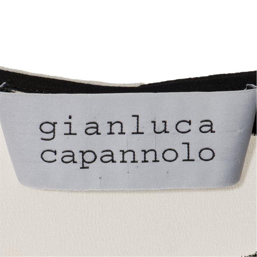 Women's Gianluca Capannolo Black&white dress size 42 For Sale