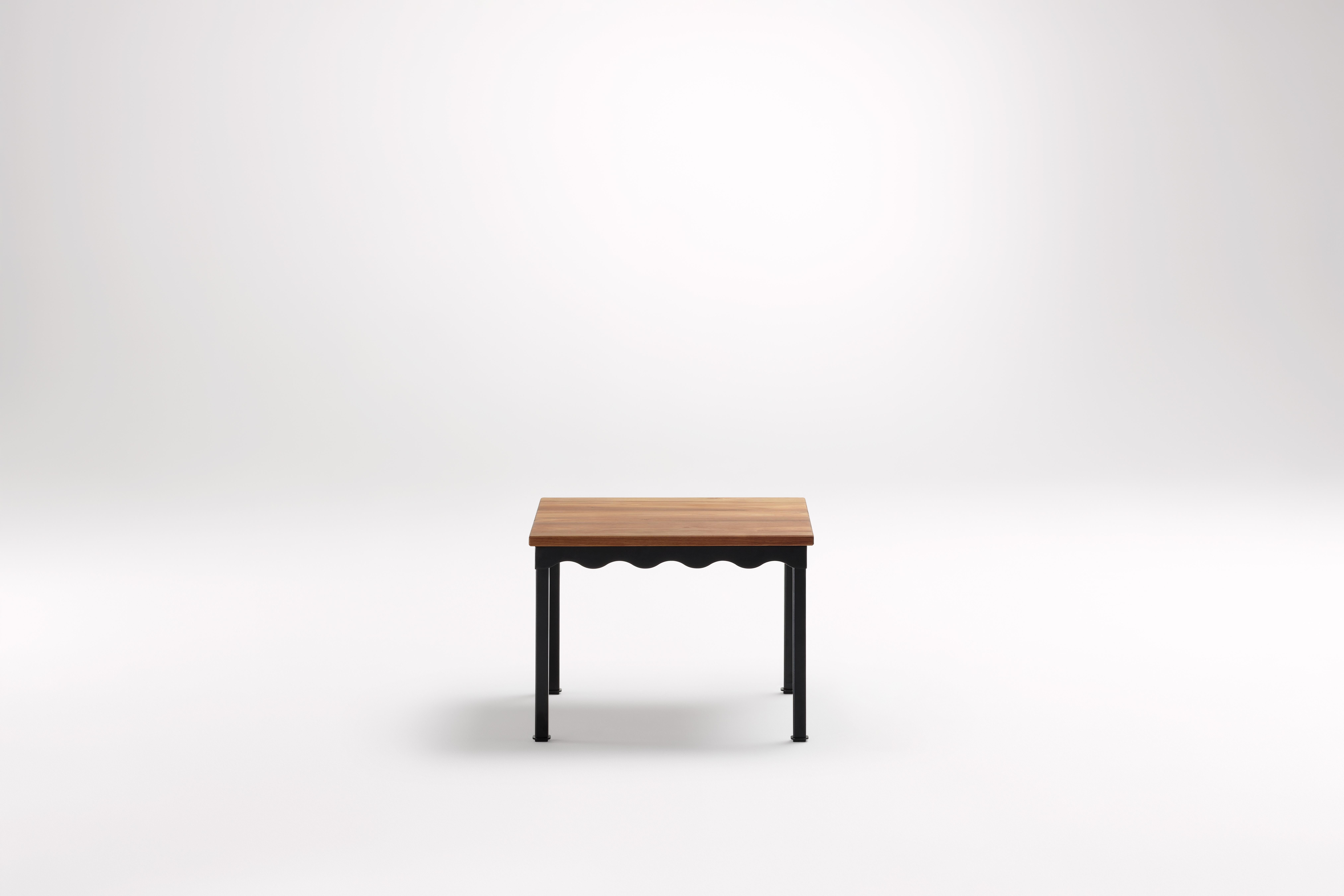 Blackwood Bellini Side Table by Coco Flip
Dimensions: D 54 x W 54 x H 39 cm
Materials: Timber / Stone tops, Powder-coated steel frame. 
Weight: 12 kg
Timber Tops :Blackwood
Frame Finishes: Textura Black.

Coco Flip is a Melbourne based furniture and