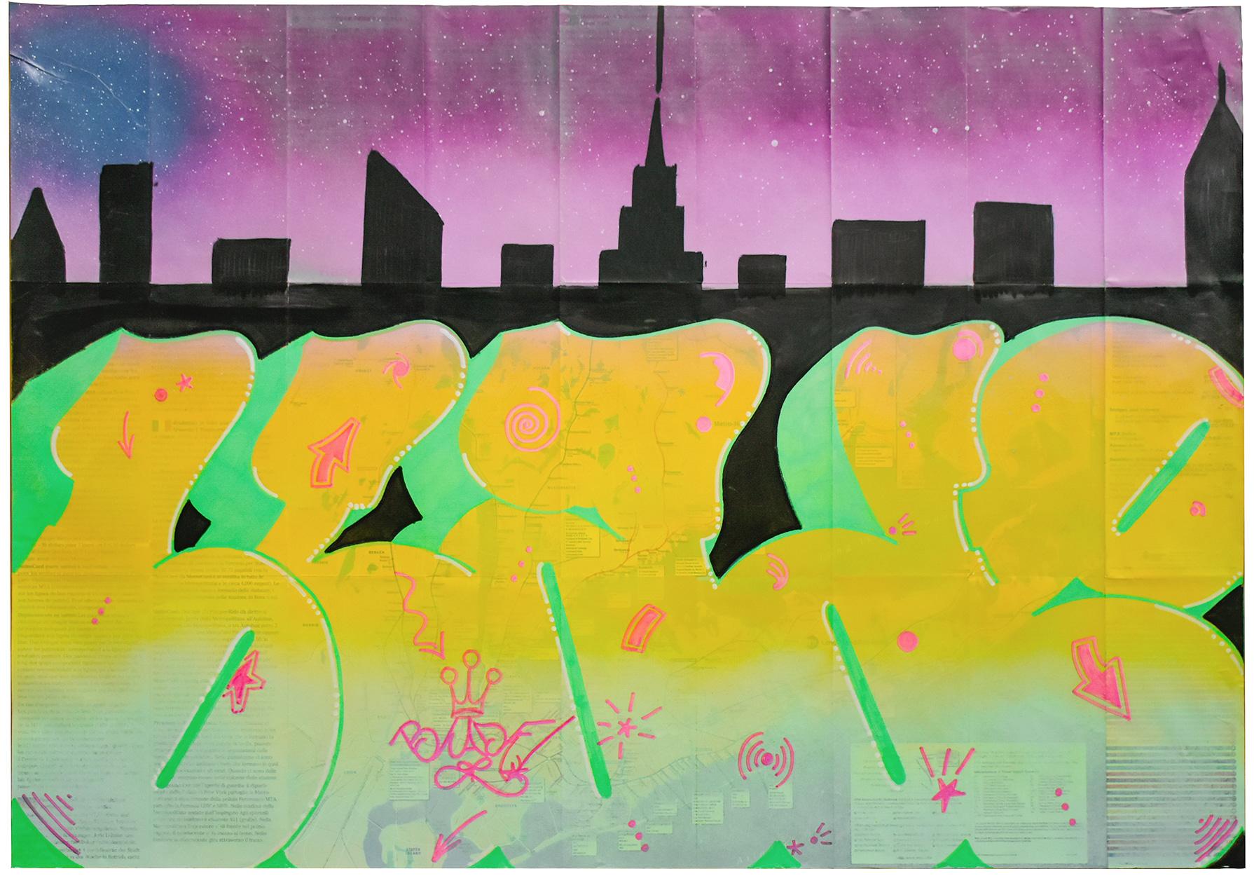 Untitled 2 (Original Art) - Painting de Blade 