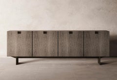 Blade Credenza - a Contemporary Sideboard in Wood and Marble