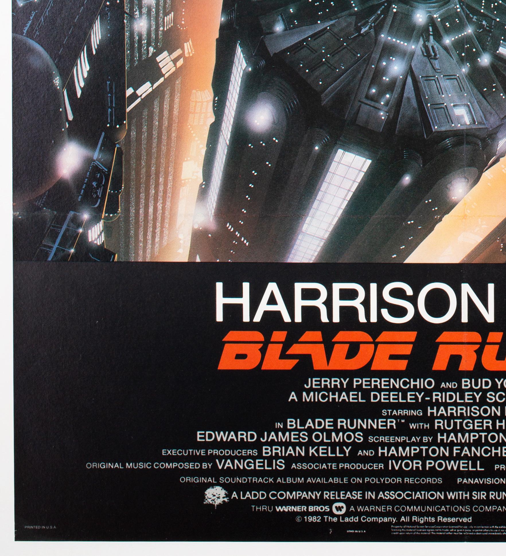 Blade Runner 1982 US 1 Sheet Film Movie Poster, Alvin In Good Condition In Bath, Somerset