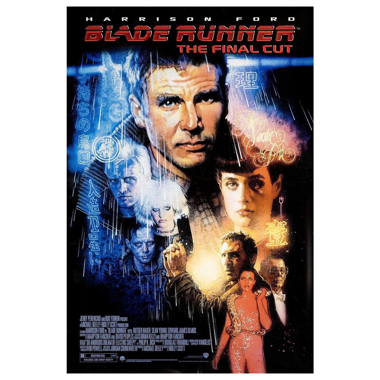 'Blade Runner' R2007 U.S. One Sheet Film Poster