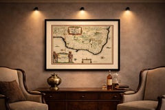 Blaeu Brazil Map, Novus Brasiliae Typus, Antique Hand-Colored Map 1642