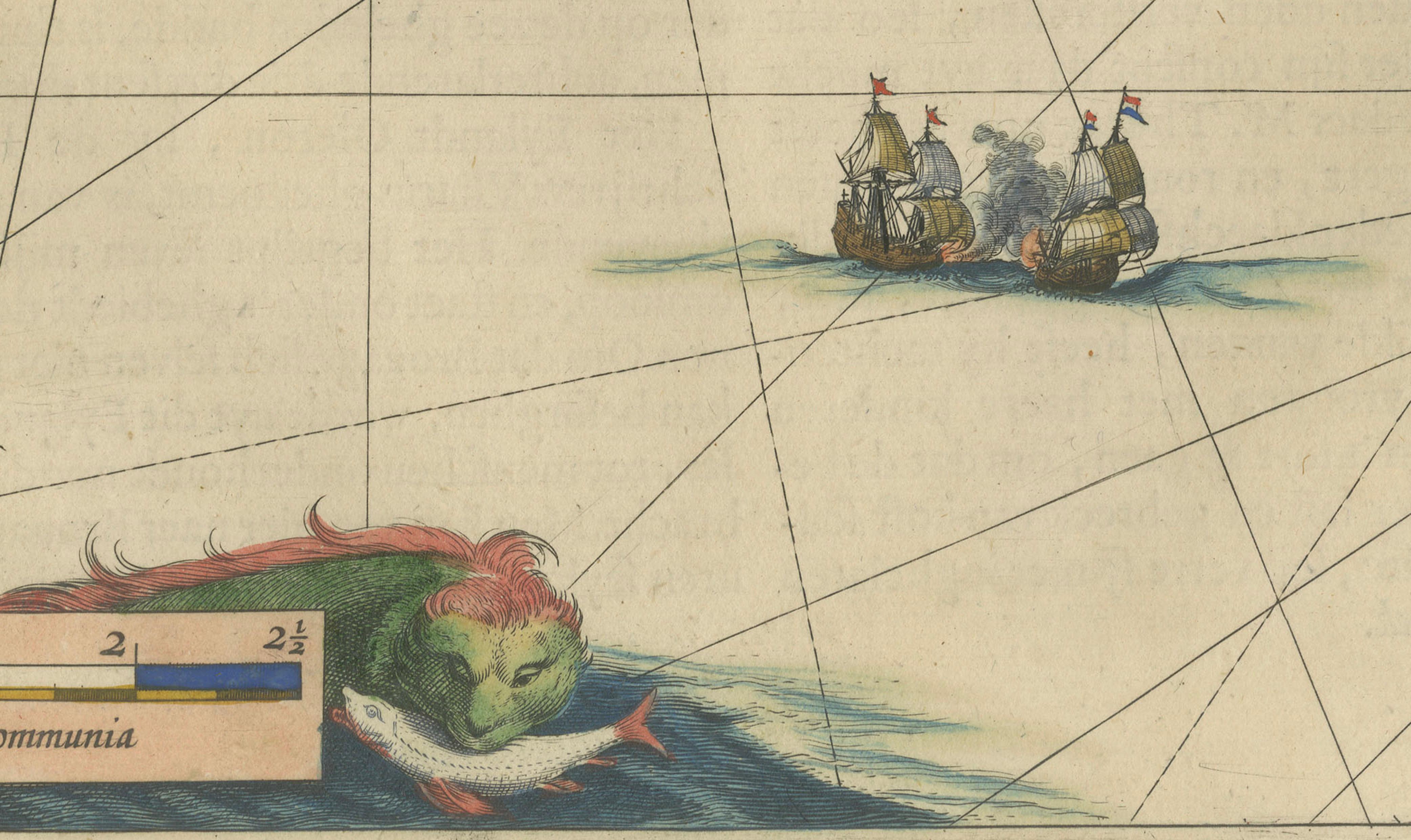 Blaeu Map of Île de Ré & Oléron, La Rochelle Coast France, c.1642