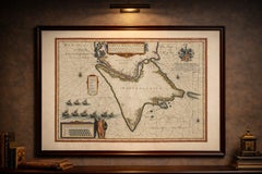 Blaeu Strait of Magellan Map – Tierra del Fuego, Decorative Sea Chart, 1642