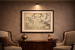 Blaeu Venezuela Map – Decorative Caribbean & Nueva Andalusia Chart 1642