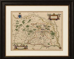 Blaeu's Dombes, Lyonnais and Bresse, France – Original 1642 Map