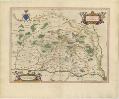 Blaeu's Dombes, Lyonnais and Bresse, France – Original 1642 Map