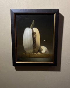 "Asunder" Original Oil, Winter squash, Still-Life Painting