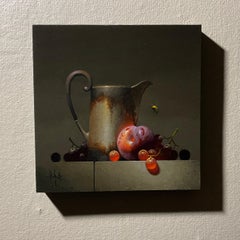 "Ember" - Realist Still-Life, Oil Painting on Cradled Panel