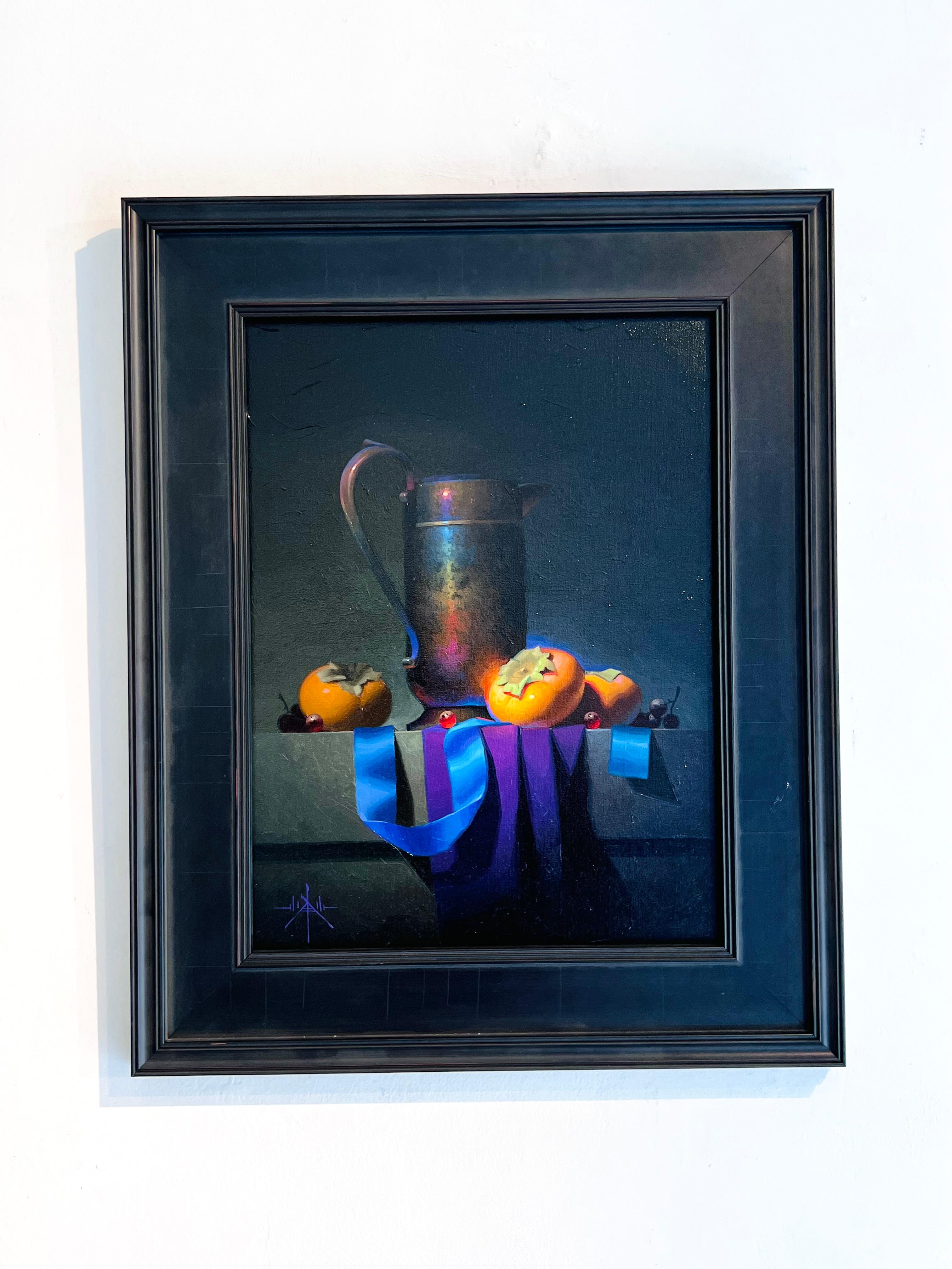 Wavelength-Originale contemporaneo di pittura realistica di natura morta- arte moderna - Art Realismo di Blair Atherholt