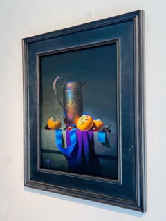 Wavelength-Original contemporary still life realistic painting- modern art