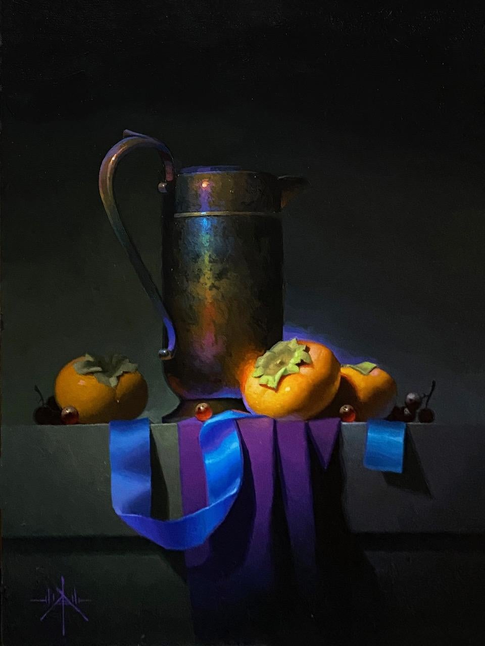 Wavelength-Originale contemporaneo di pittura realistica di natura morta- arte moderna
