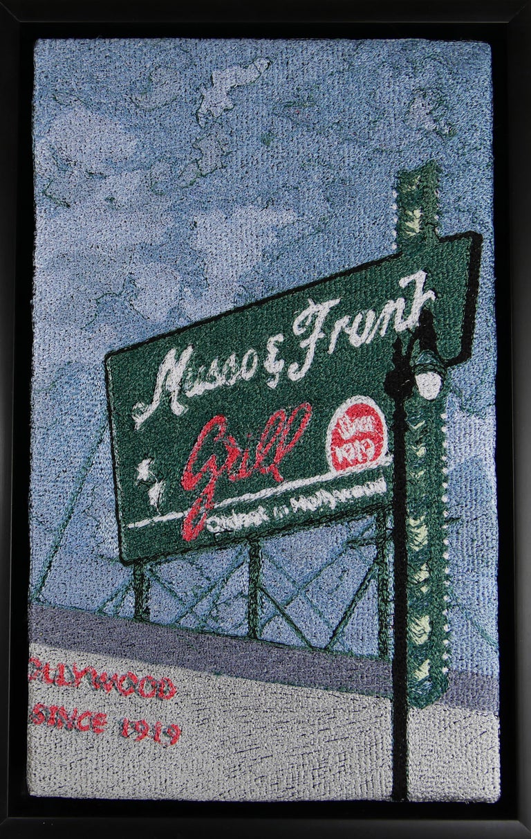 Blair Cahill Blair Cahill, Musso and Frank, Framed For Sale at 1stDibs