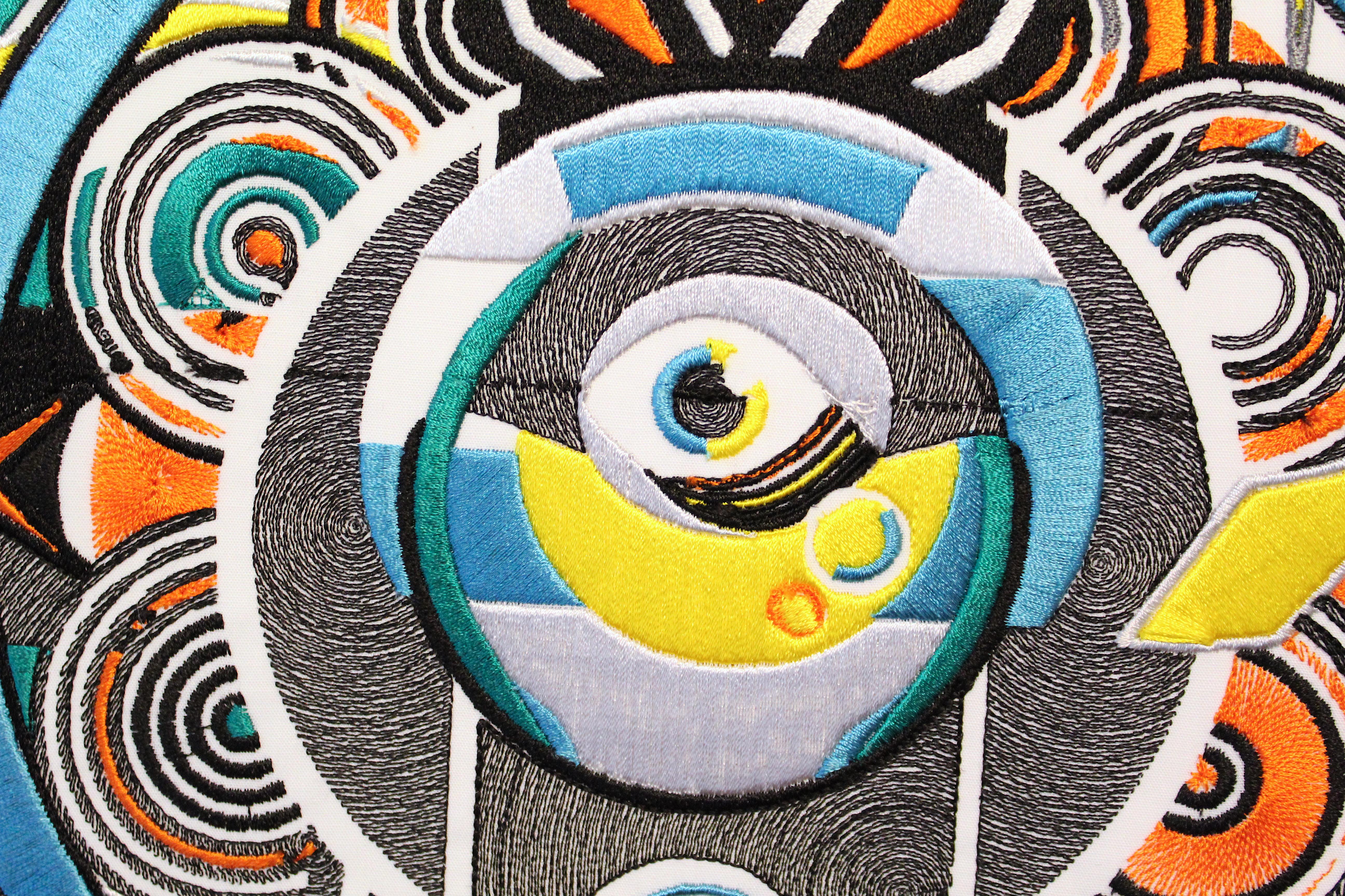 Blair Martin Cahill, Pachinkol,  Embroidery 1
