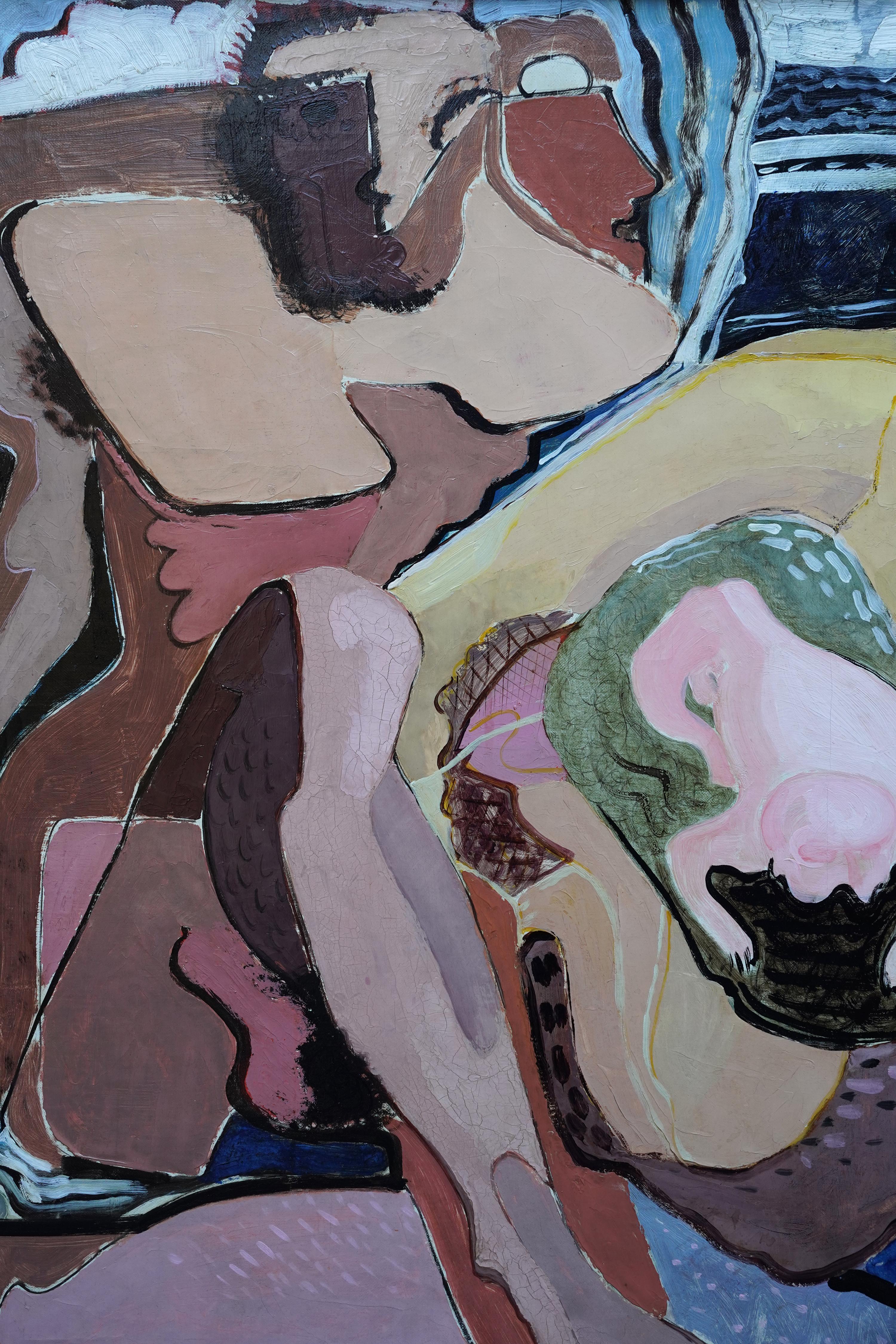 Esta magnífica pintura al temple de arte moderno británico de 1930 es obra del célebre artista de entreguerras Blair Hughes-Stanton. Pintado en 1936, forma parte de la serie de cuadros Mito, relacionados con la relación del artista con Ida Graves,