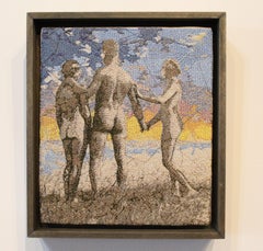 Blair Martin Cahill, 3 Nudes, Embroidery