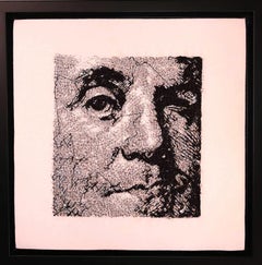 Blair Martin Cahill, Founding Fathers Series: Ben, Digital Embroidery