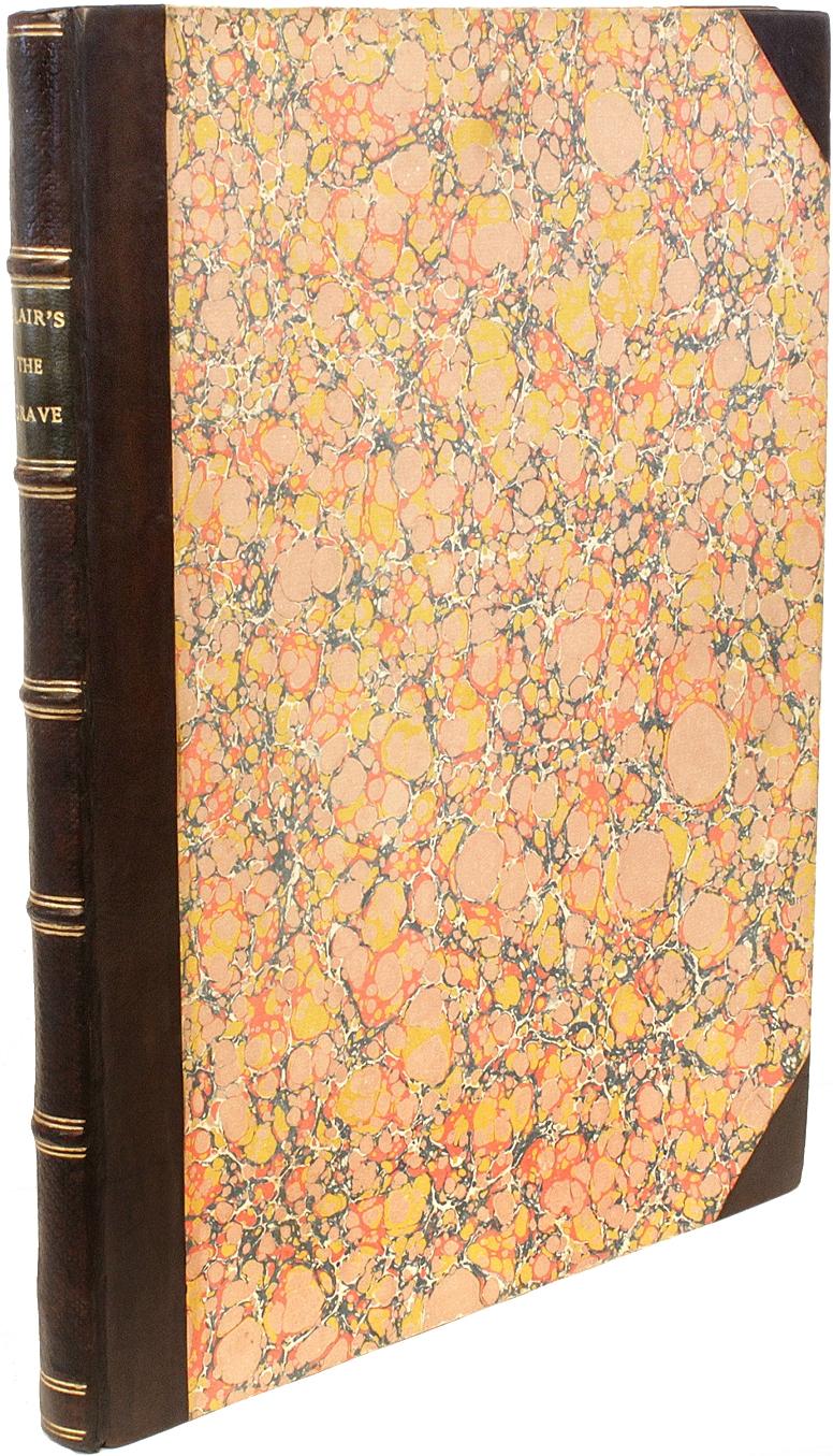 AUTEUR : BLAIR, Robert (William Blake). 

TITRE : La tombe, un poème.

ÉDITEUR : Londres, AT&T, 1808.

DESCRIPTION : PREMIÈRE ÉDITION. 1 vol., 13-7/8