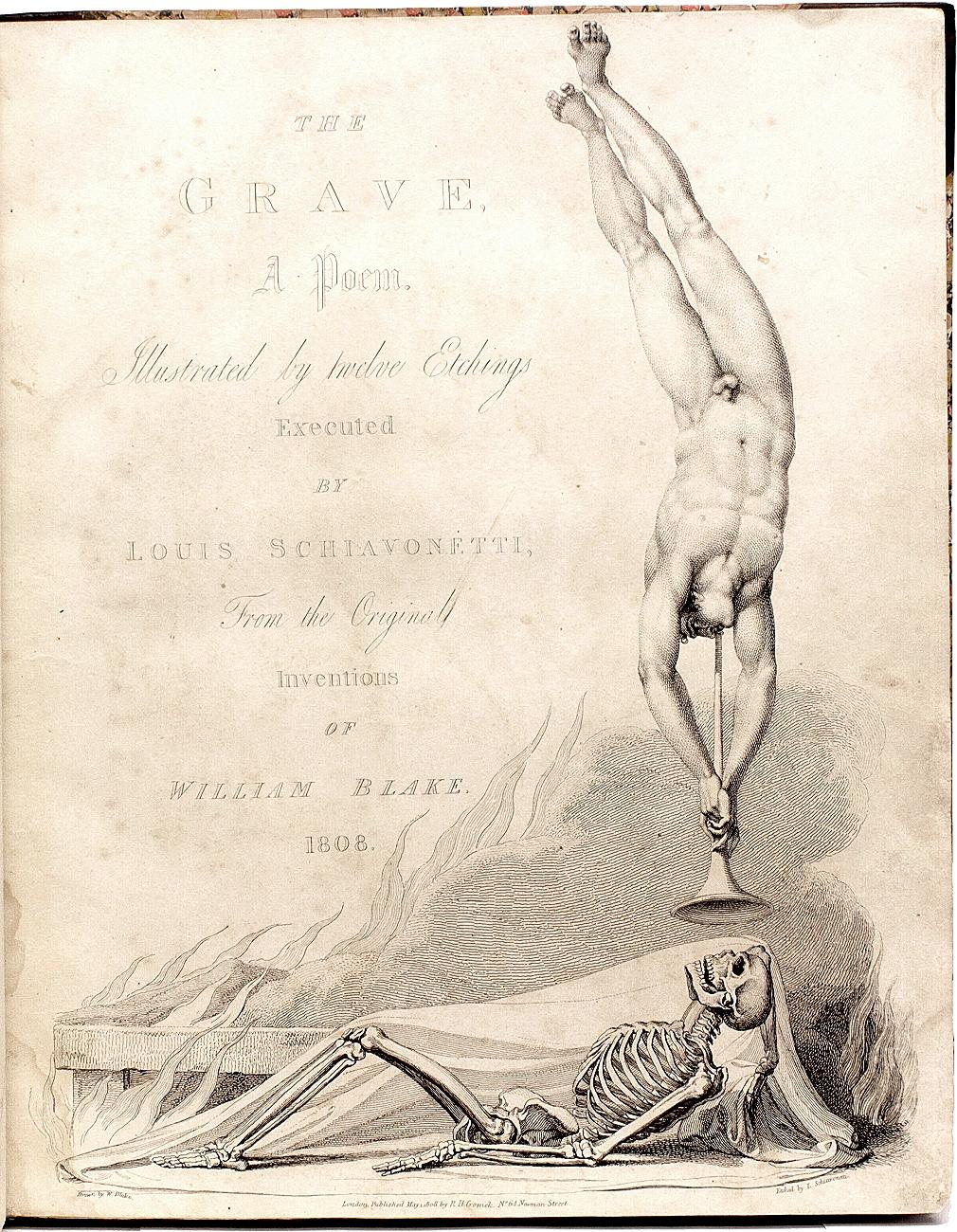 Début du XIXe siècle Blair, Robert Blake, « The Grave, a Poem » (Le tombeau, un poème), première édition 1808 en vente