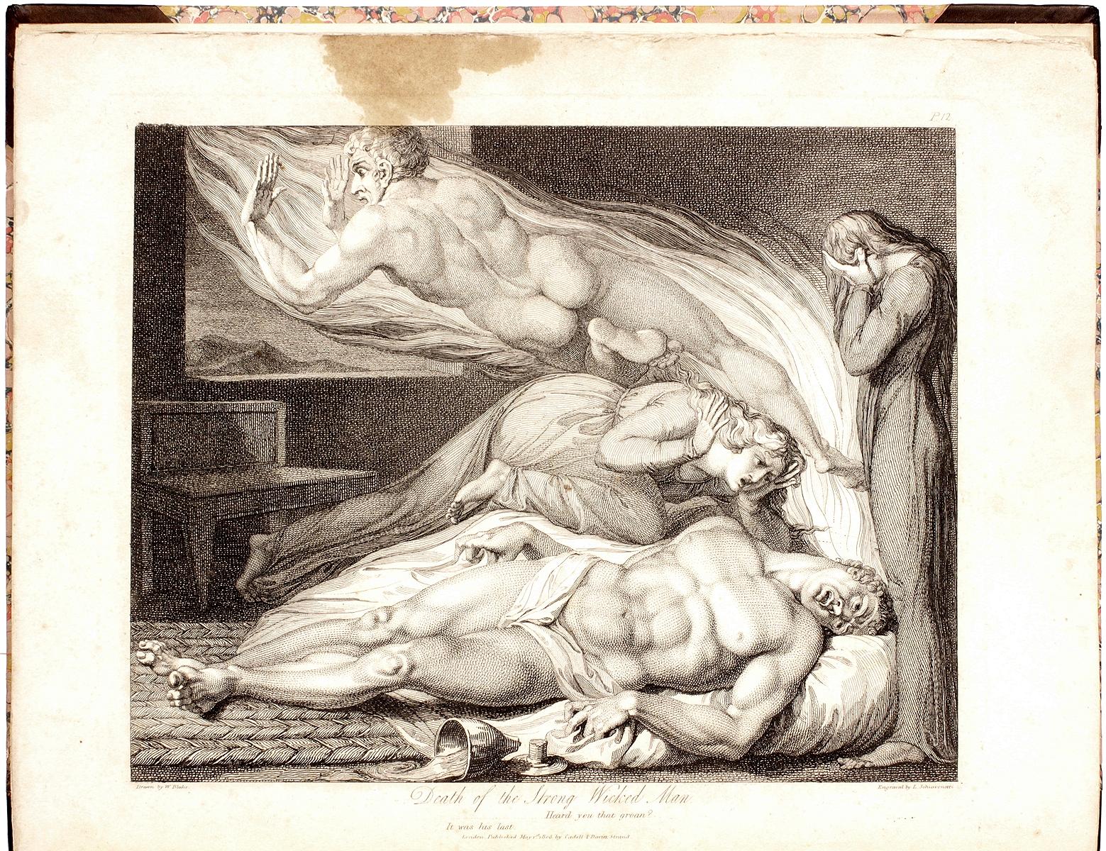 Blair, Robert „William Blake“, Das Grab, ein Gedicht – Erstausgabe 1808 (Leder) im Angebot