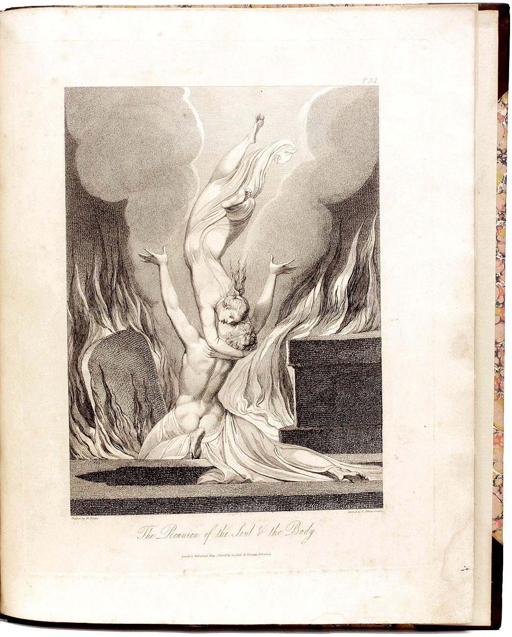 Early 19th Century Blair, Robert 'William Blake', The Grave, a Poem - First Edition 1808 For Sale