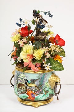 Blaise Bontems, eine extrem schöne und seltene Automatenspieluhr mit doppeltem Singvogel