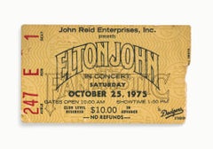 Tickets Please - Elton John Dodger Stadium