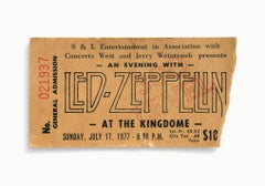 Tickets Please - Led Zeppelin, Seattle 1977