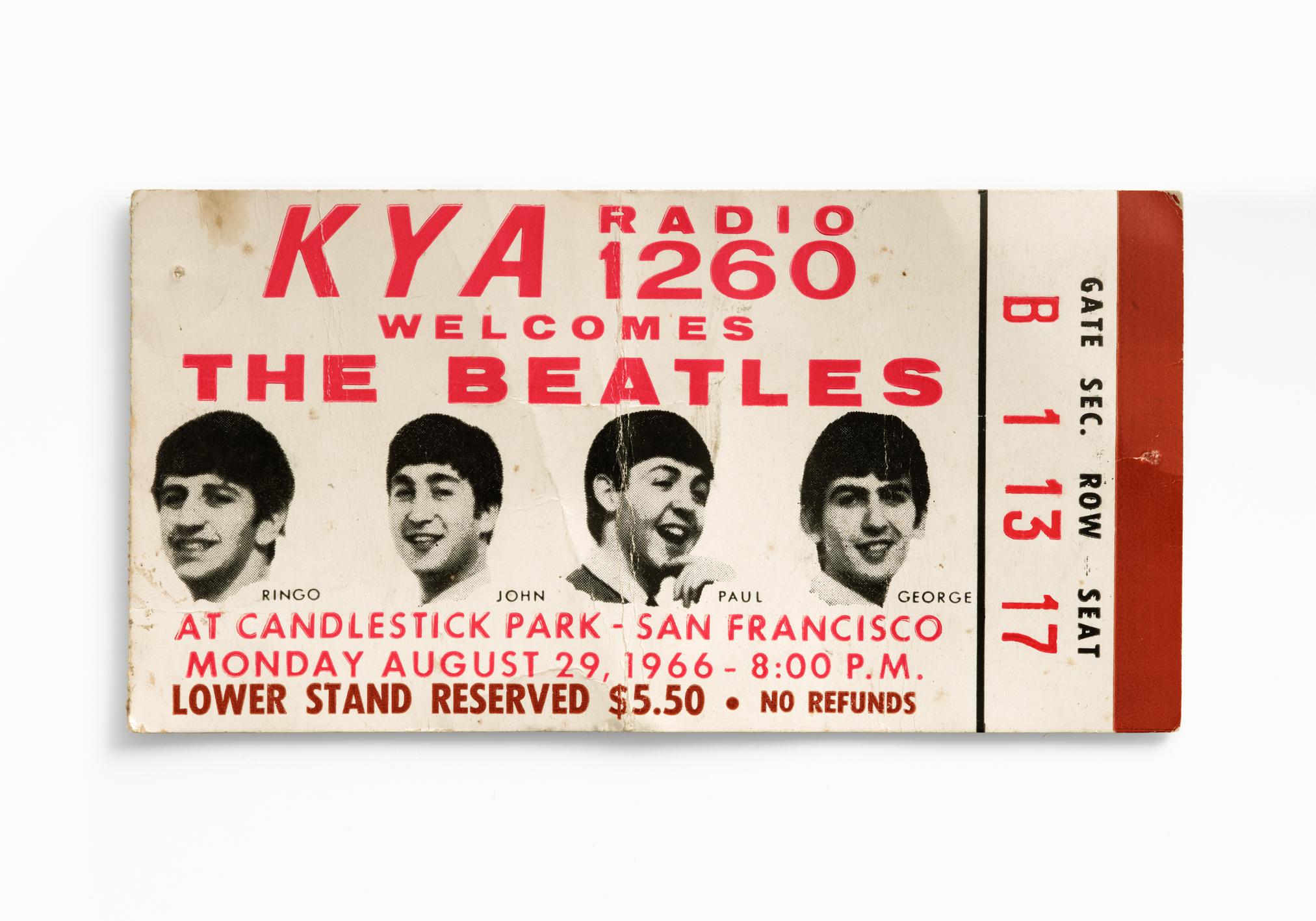 Still-Life Photograph di Blaise Hayward - Tickets Please - The Beatles, Candlestick Park, San Francisco, CA 1966