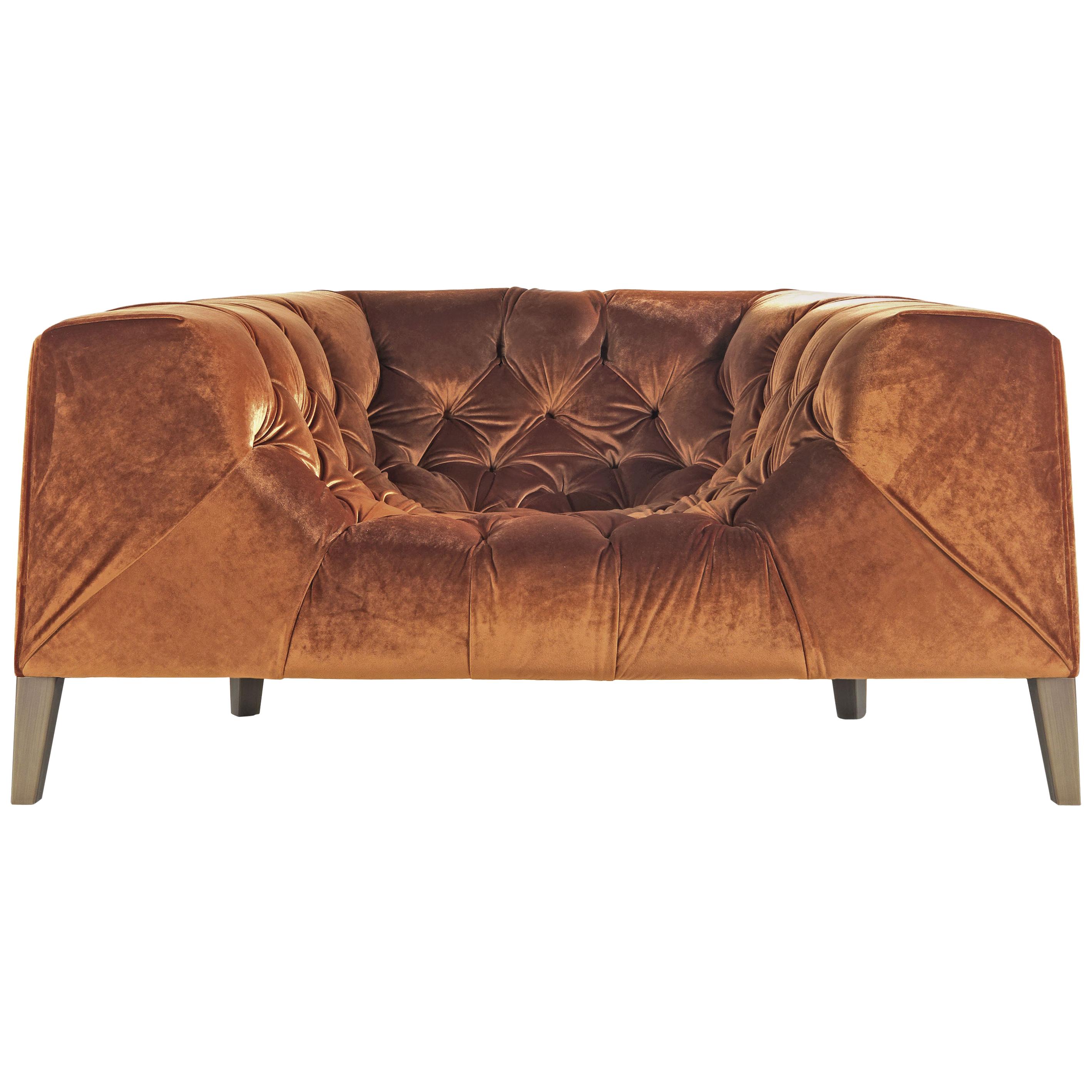 21st Century Blake Armchair in Fabric by Roberto Cavalli Home Interiors