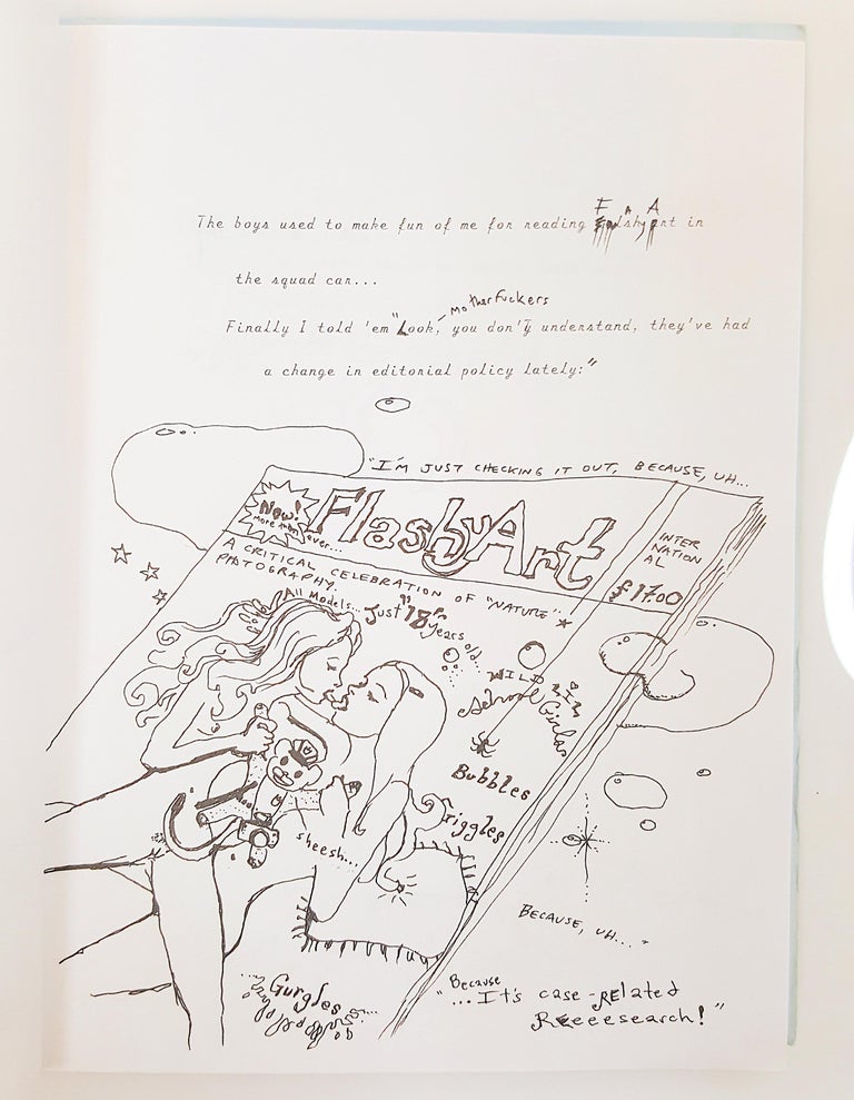 Mythic Artist Jeremy Blake First Script 42 Drawing Small Edition LA