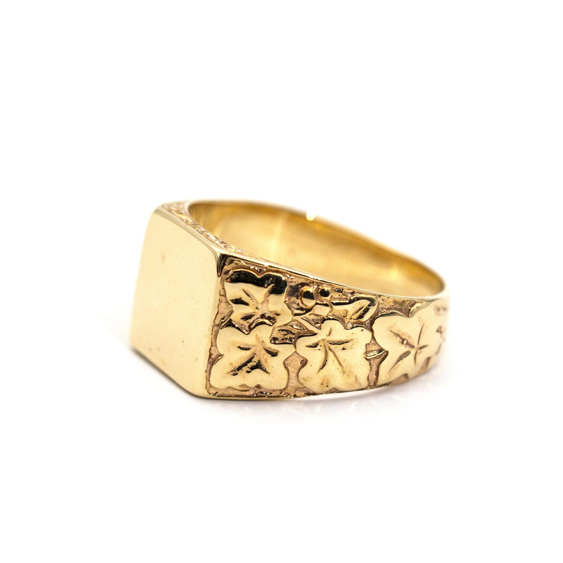 Modern Blakely Signet Ring