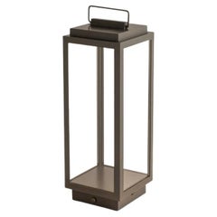 BLAKES PETITE TABLE LAMP - 3000K in dark bronze clear glass